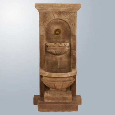 Giannini Garden St. Helena Fountain With Step & Concrete Spout